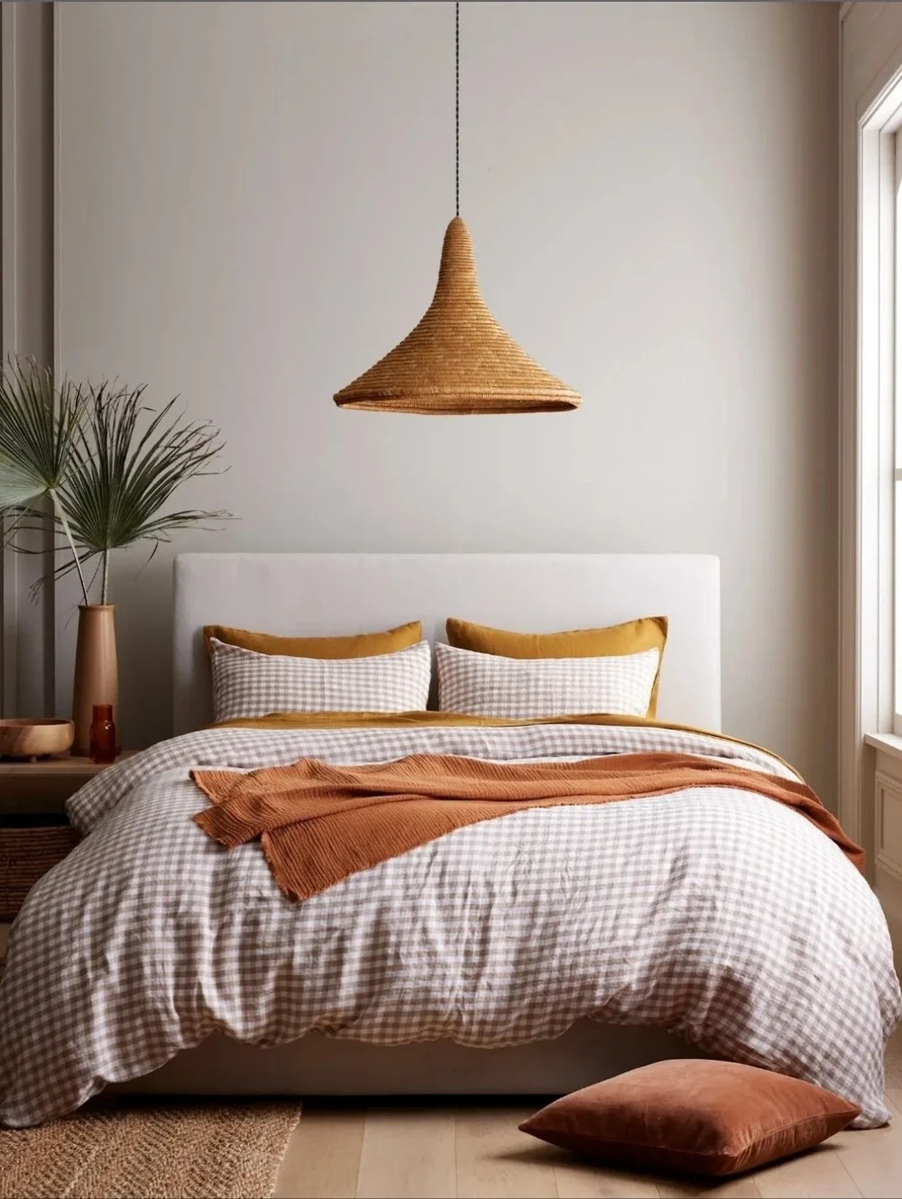 NWT! Quince European Linen Cafe Gingham Duvet Cover & 1 Sham! Sz. Twin(762)